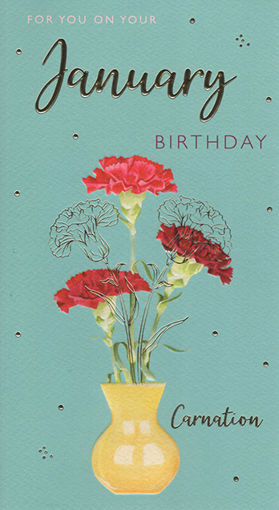 Picture of JANUARY BIRTHDAY CARD